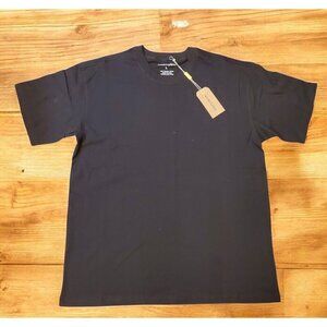 Mcnairy&Co T-shirt Mens Size L Black Organic Cotton Streetwear Smokes Pocket NWT